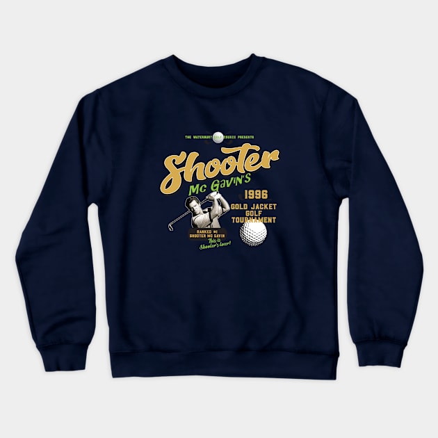 Shooter's Golden Jacket Tournament Crewneck Sweatshirt by DavidLoblaw